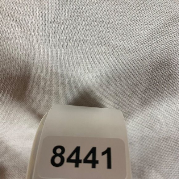 Nike Women's Funnelneck Activewear Cream Pull Over Hooded Sweatshirt Size L 8441 - Picture 9 of 9